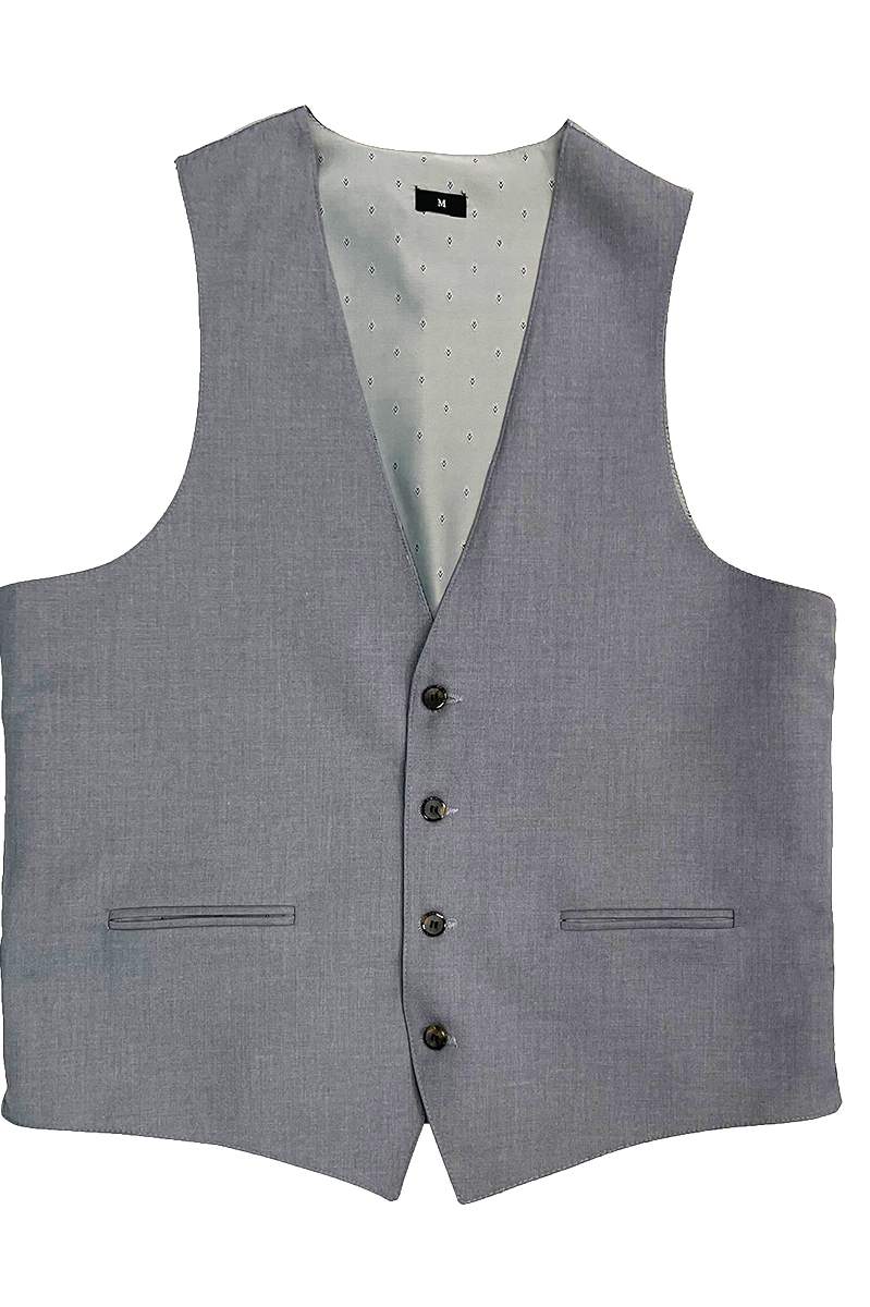Grey Suit Separates Vest | Friar Tux