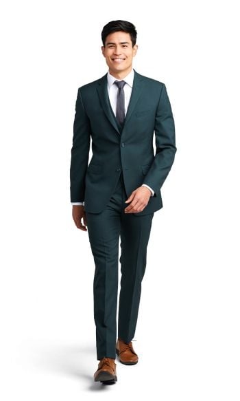 Michael Kors Ultra Slim Blue Performance Wedding Suit Ultra Slim