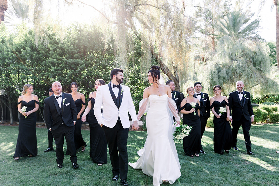 What Black + White Wedding Dreams Are Made Of